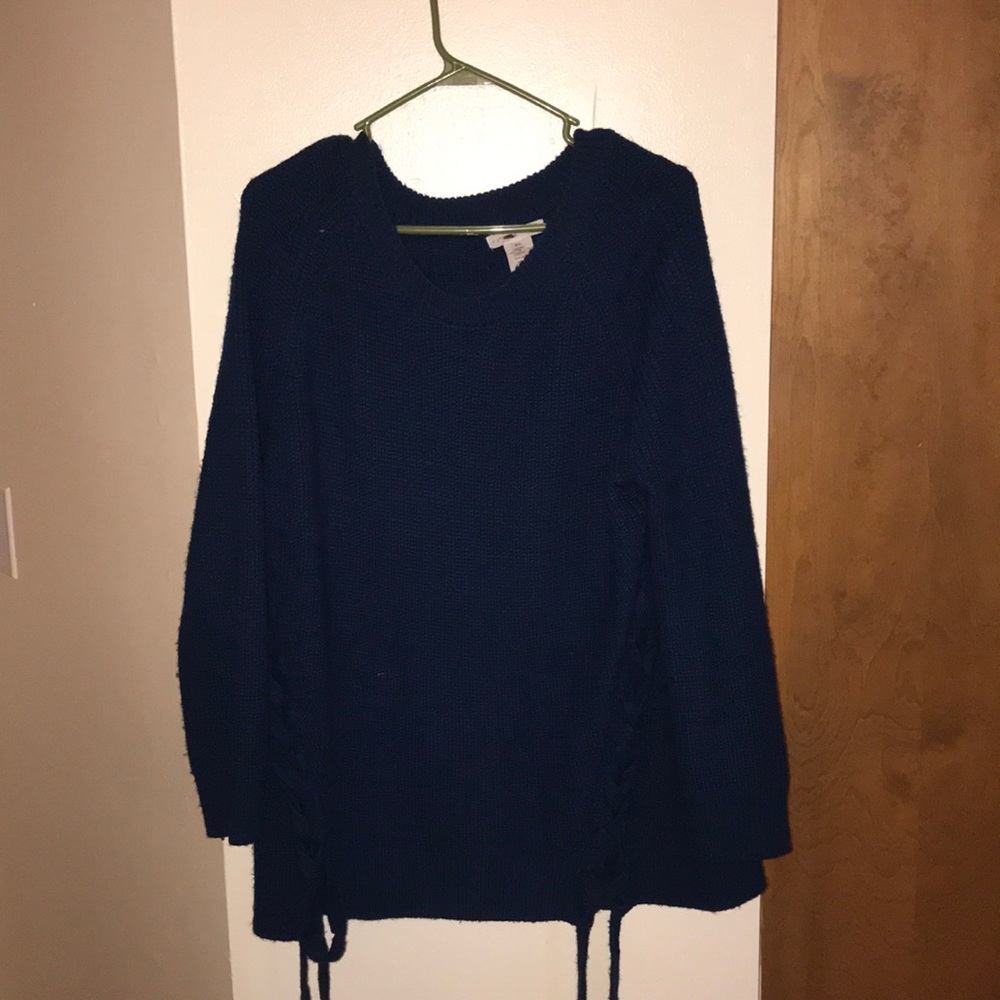 Navy blue sweater